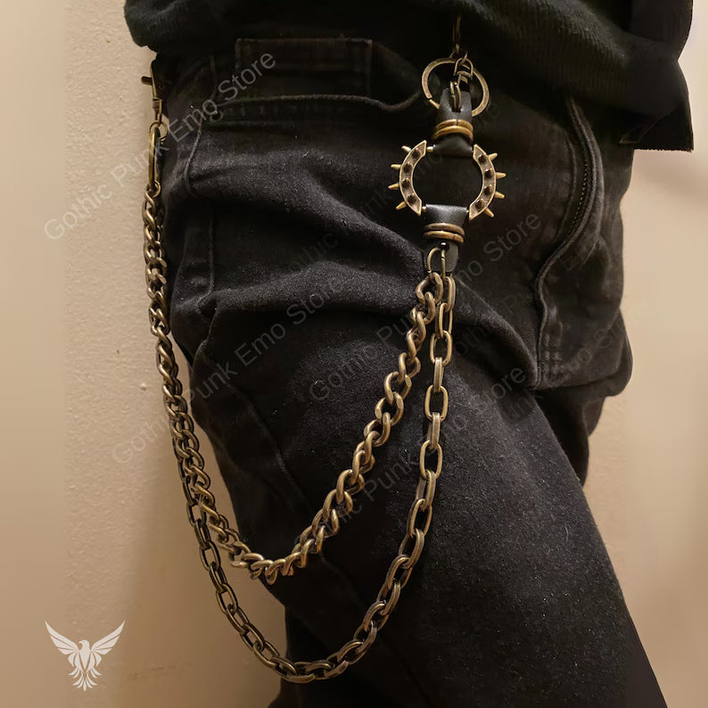 Bronze Vintage Wallet Chain