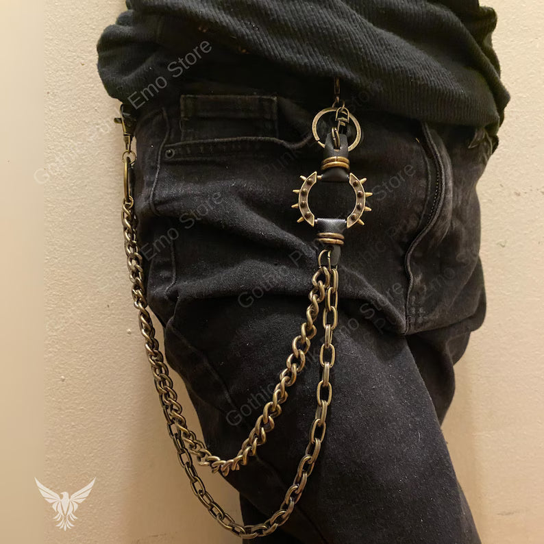 Bronze Vintage Wallet Chain