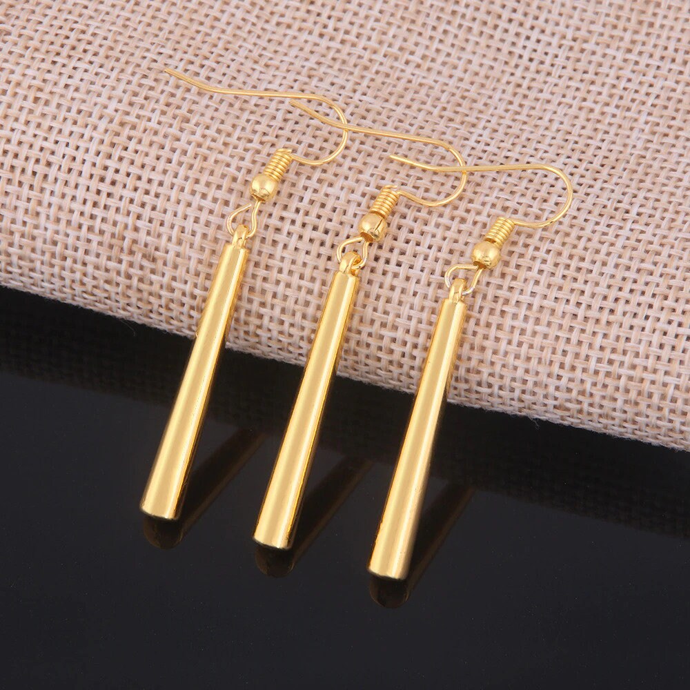 Zoro Gold Anime Cosplay Earrings