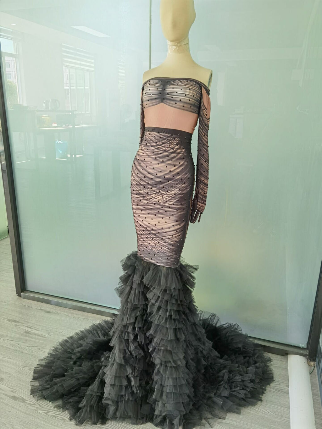 Black TikTok Glove Dress