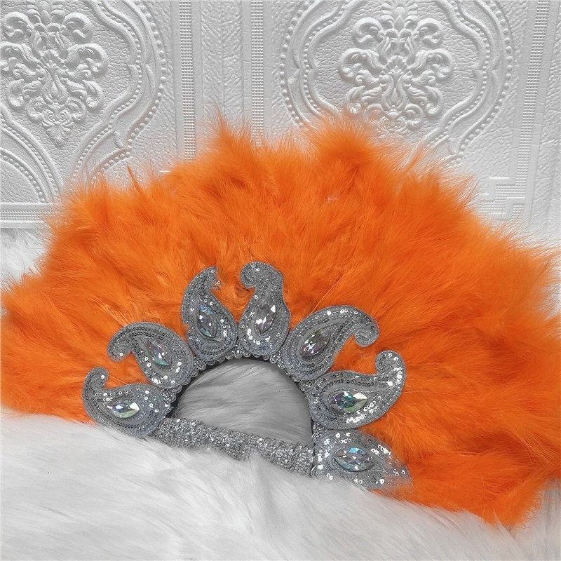 Feather Bridal Fan