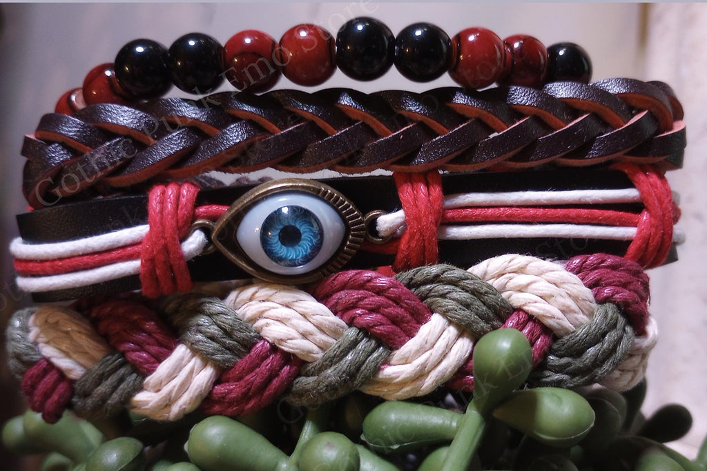 Red Eye Boho Bracelet