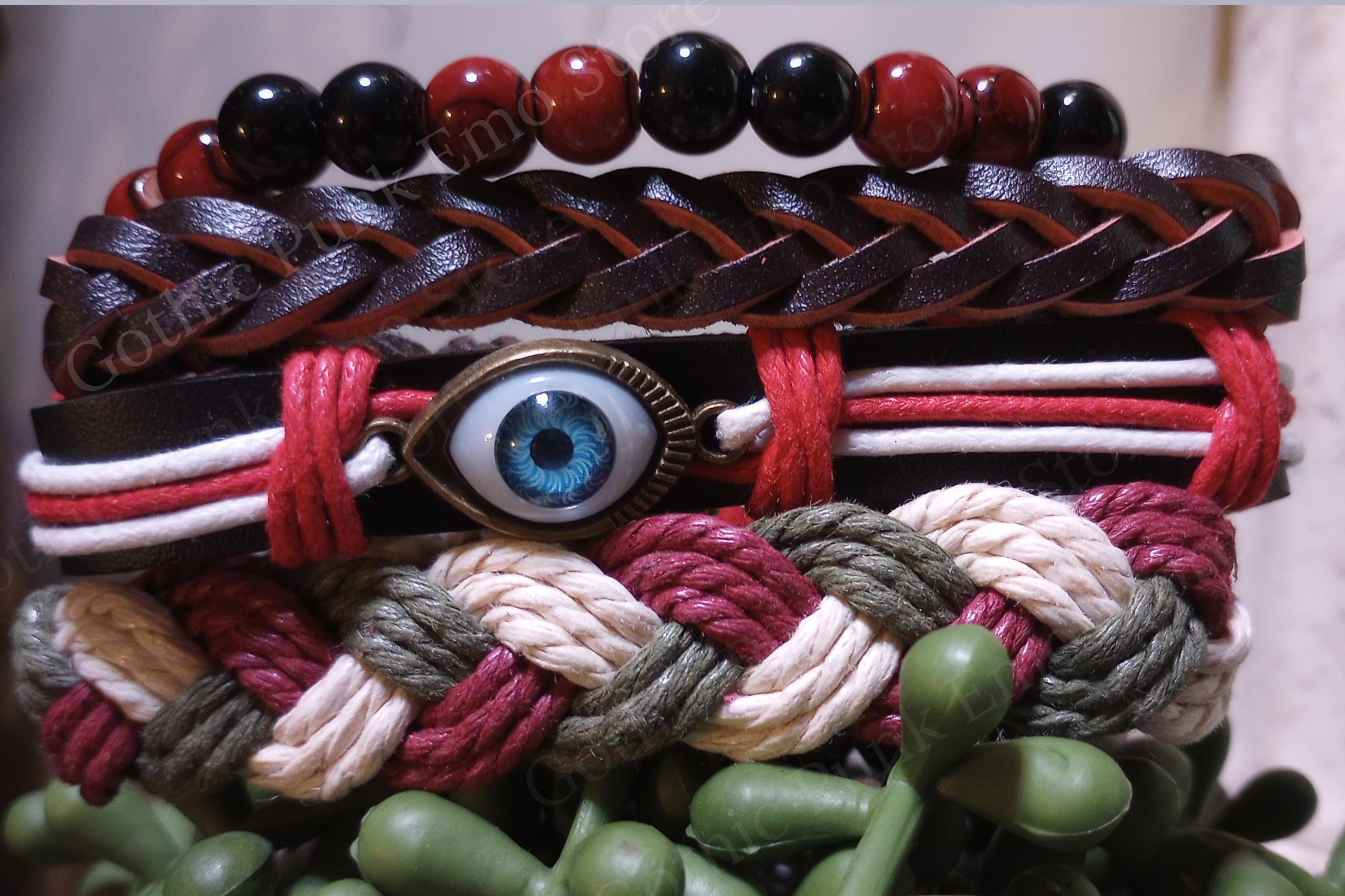 Red Eye Boho Bracelet
