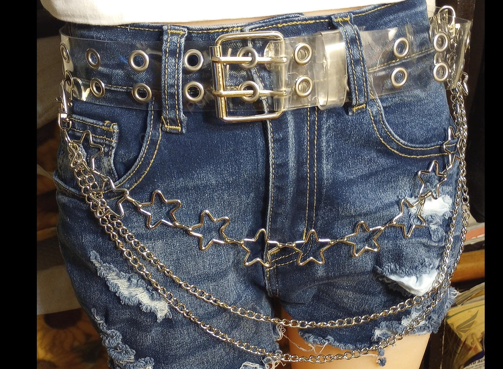 Clear PVC Grommet Belt