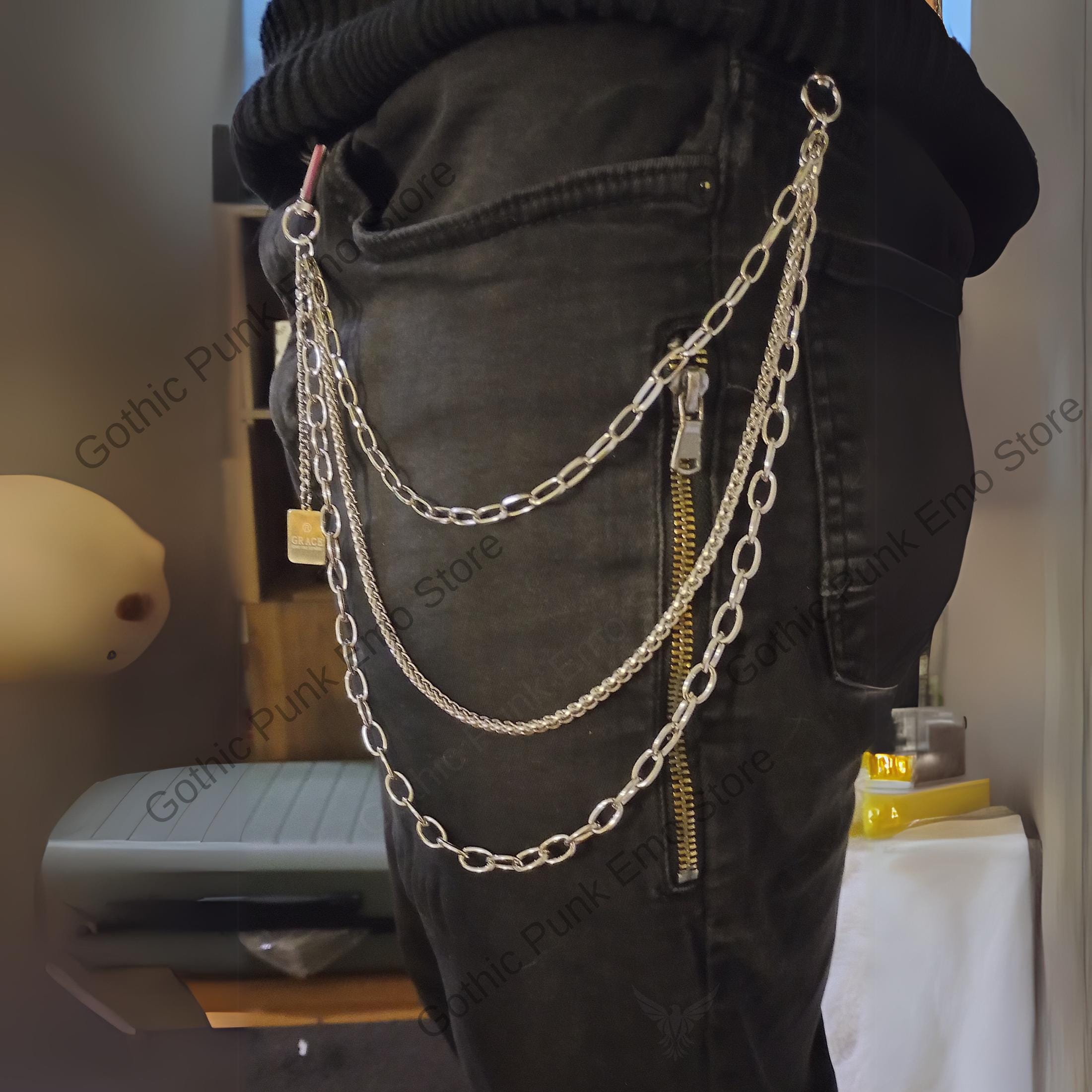 3-Layered Grace Charm Pants Chain