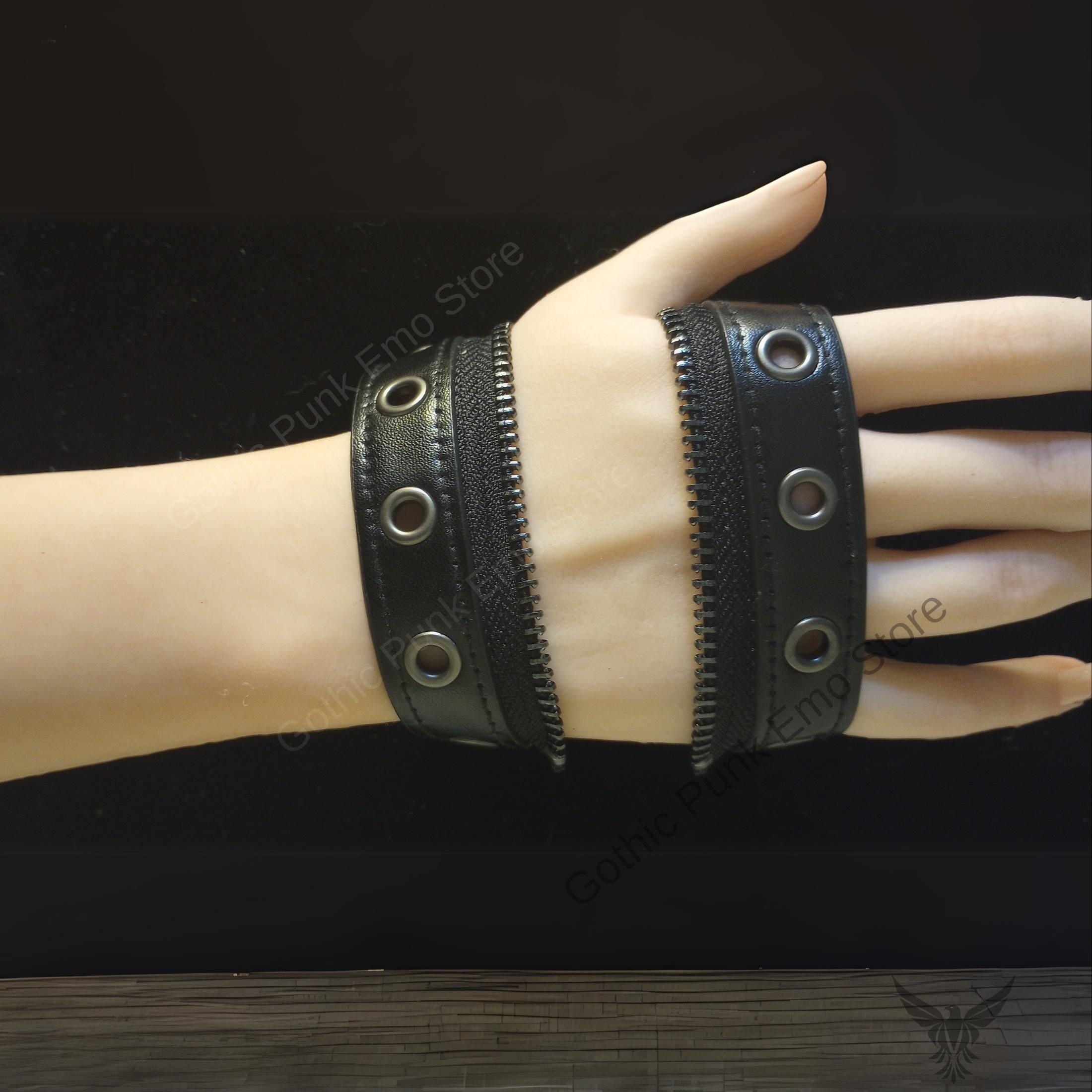 Zipper Punk Bracelet