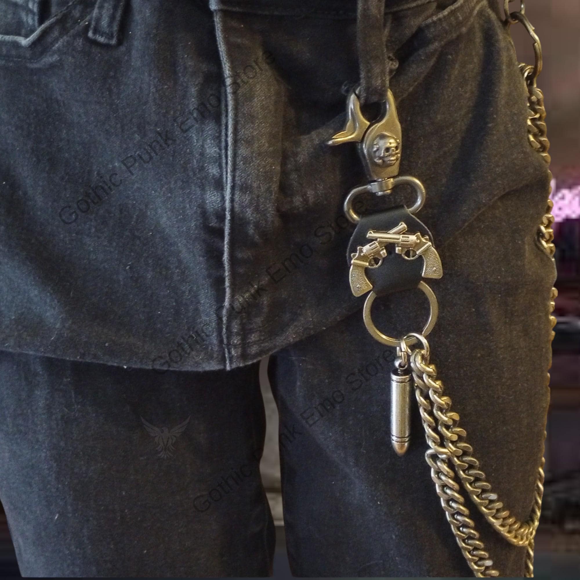 Bullet Gun Pants Chain