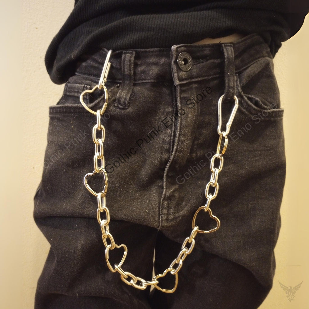 Heart O-Ring Wallet Chain
