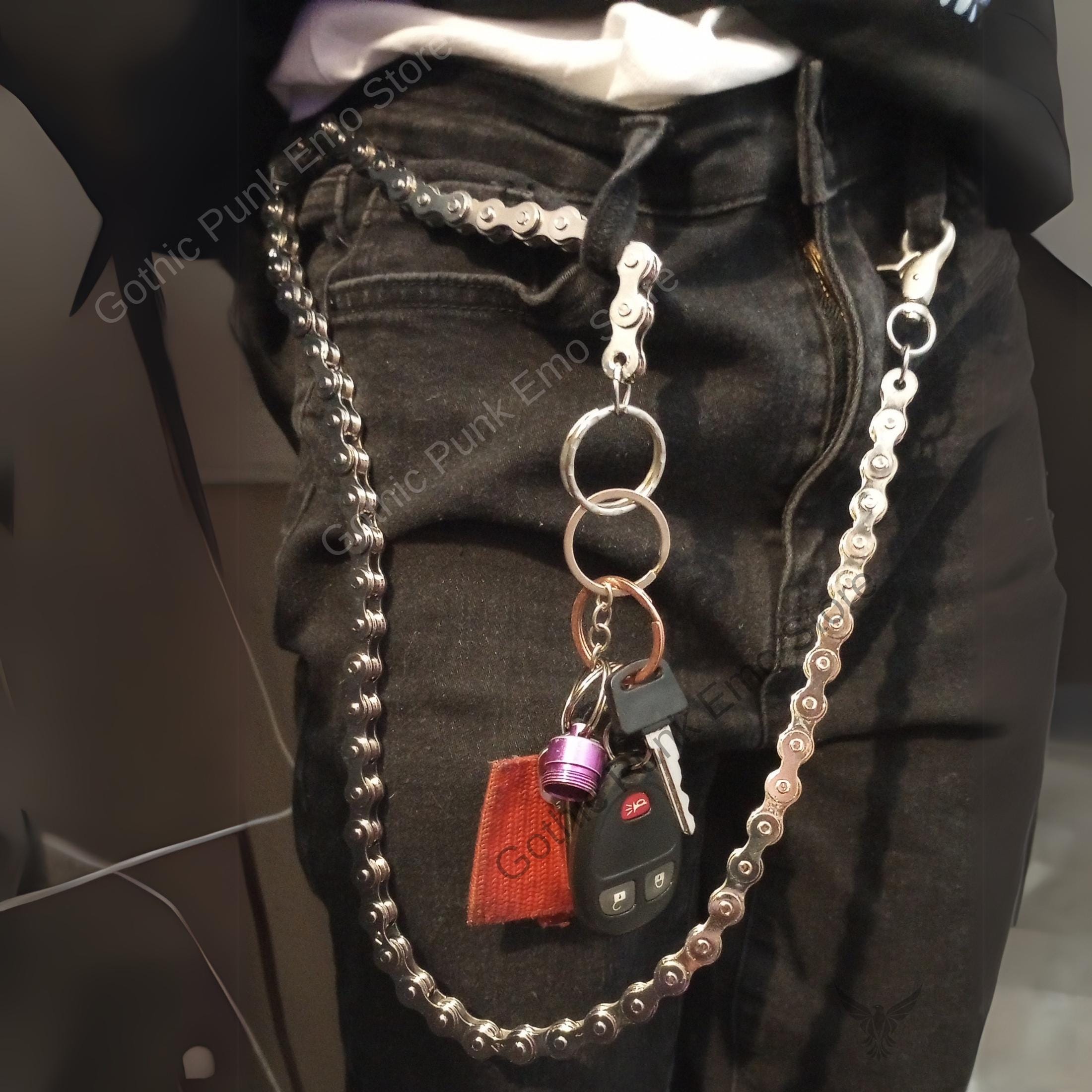 Heavy Metal Bike Wallet Chain