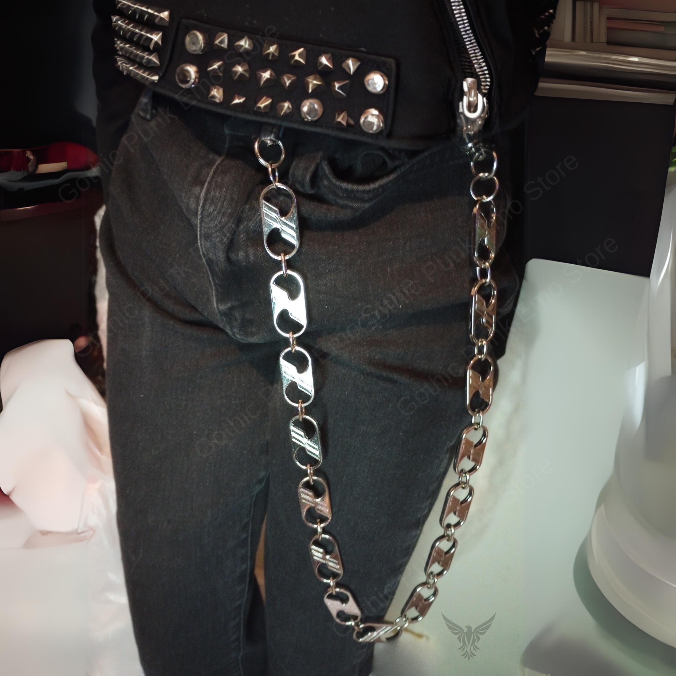 Stainless Steel Bottle Cap Wallet Chain