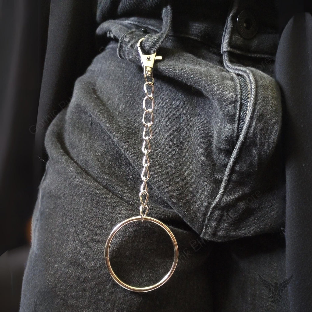 Y2K O-Ring Pants Chain