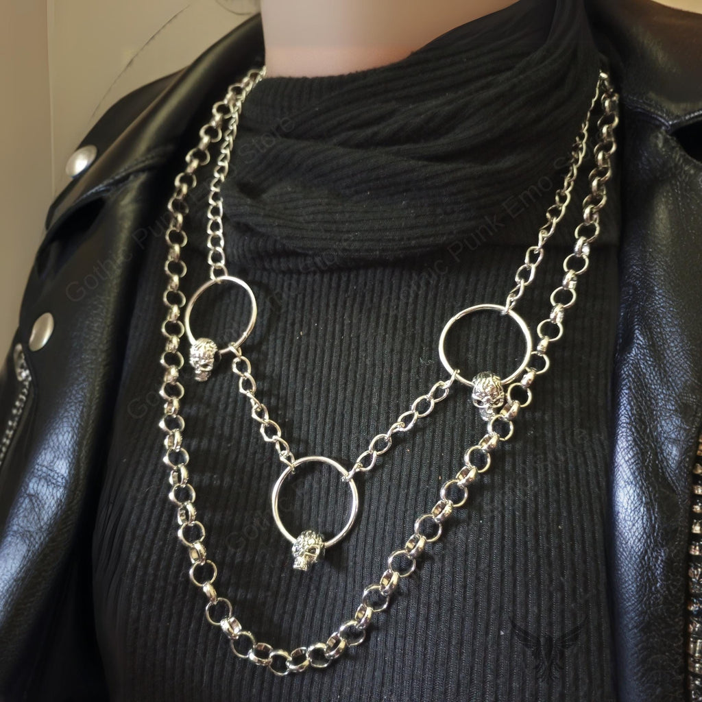 Gothic Skull Necklace