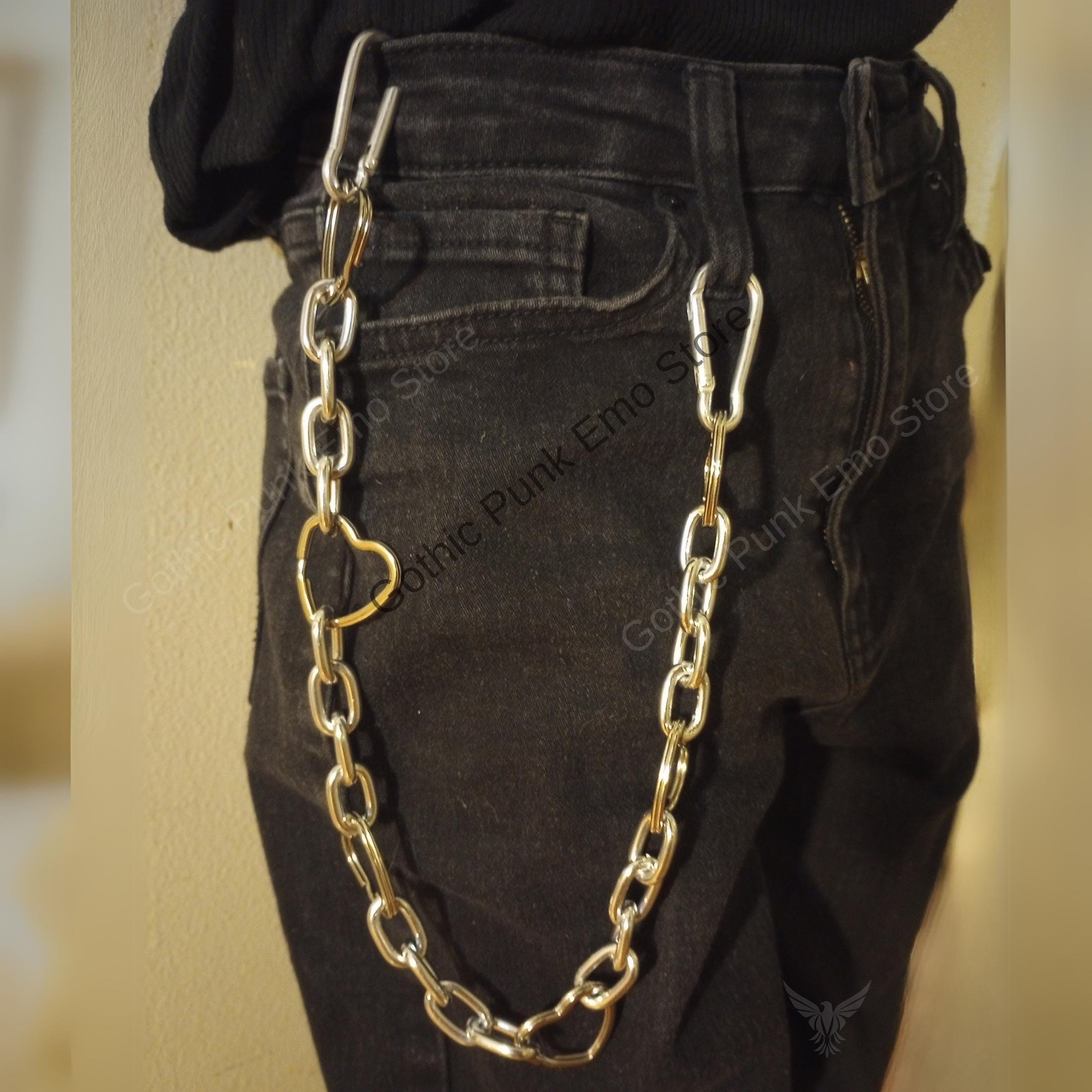 Heart O-Ring Wallet Chain