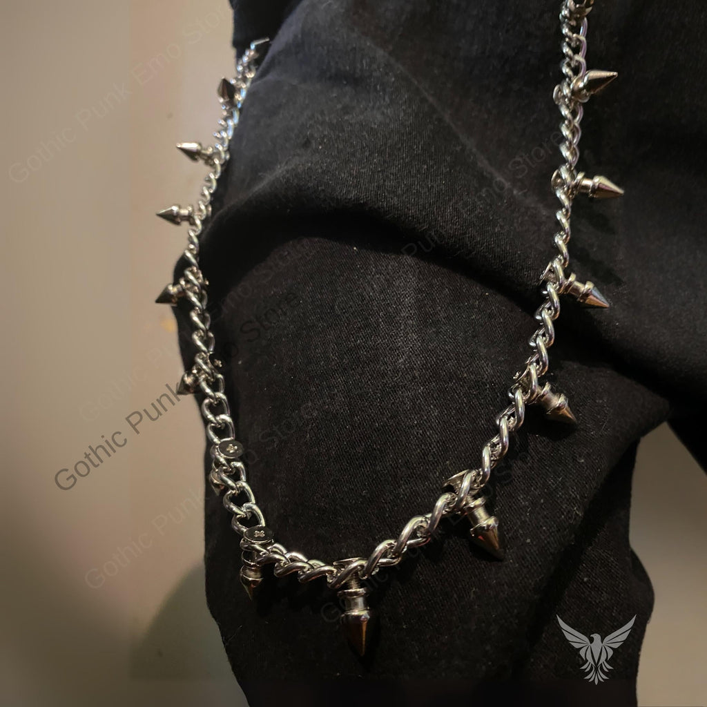 Spiked Gothic Pants Chain