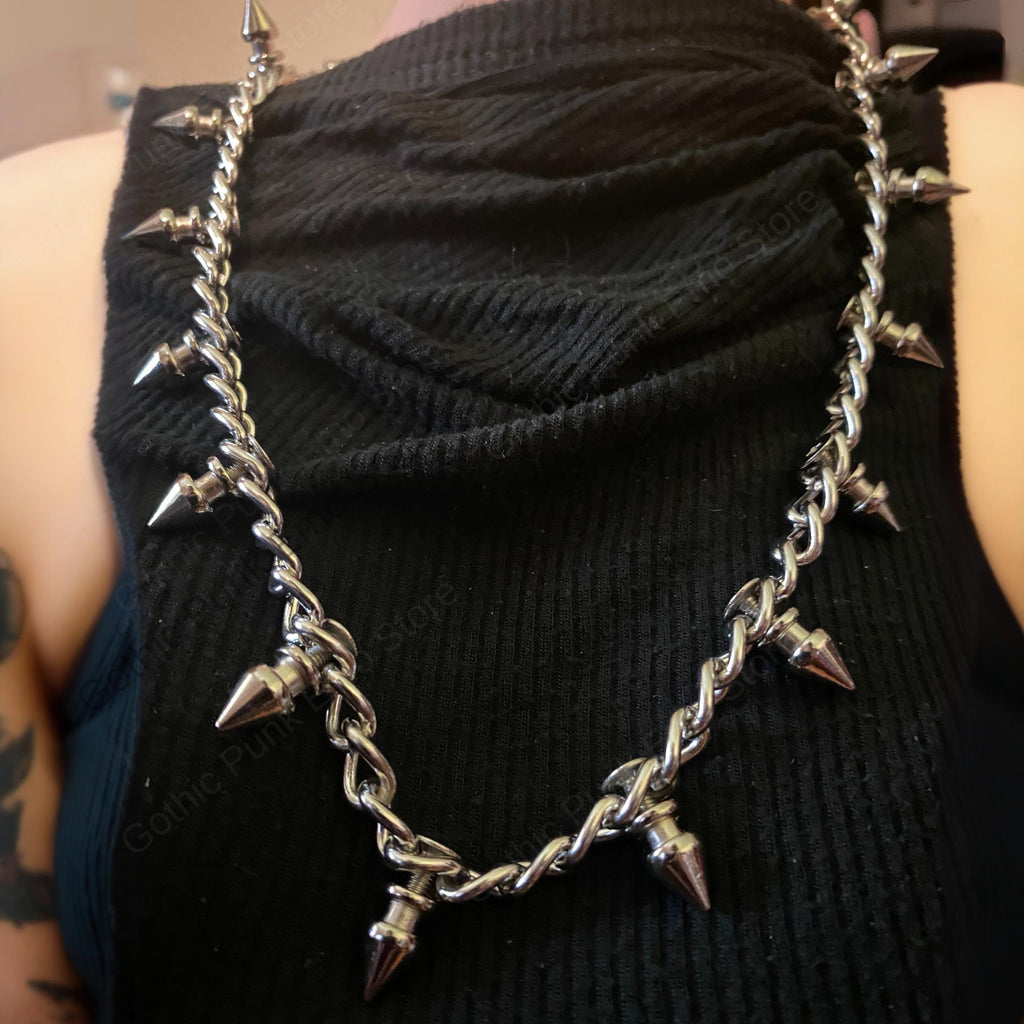 Tree Spiked Necklace