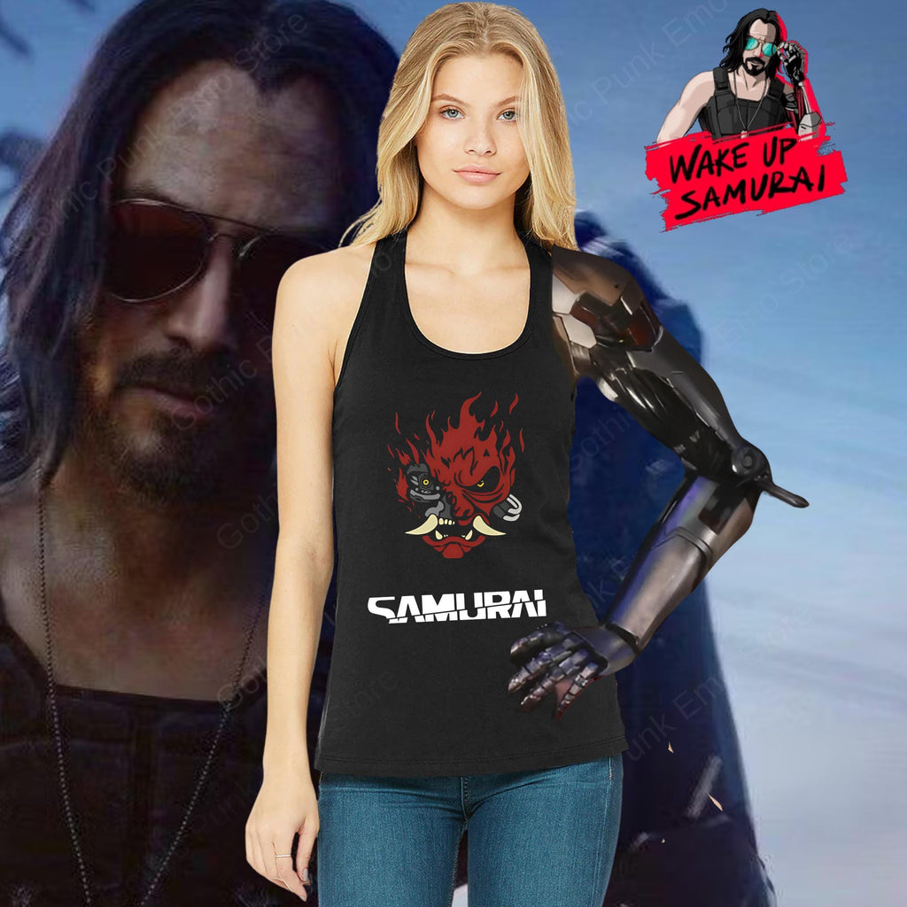 Johnny Silverhand Cosplay Tank Top