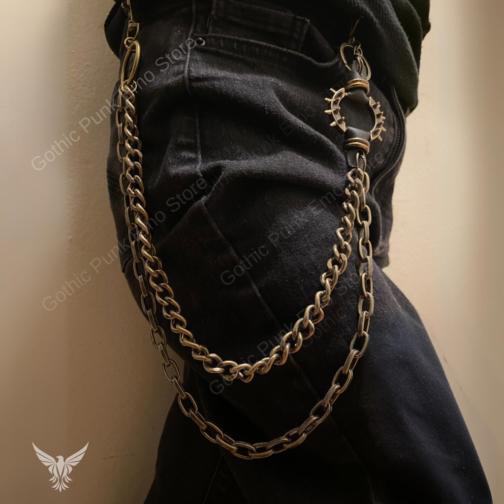 Bronze Vintage Wallet Chain