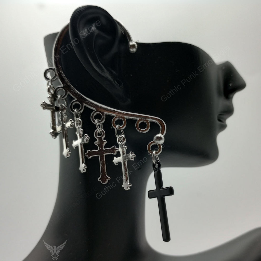 1PC Cross Ear Cuff