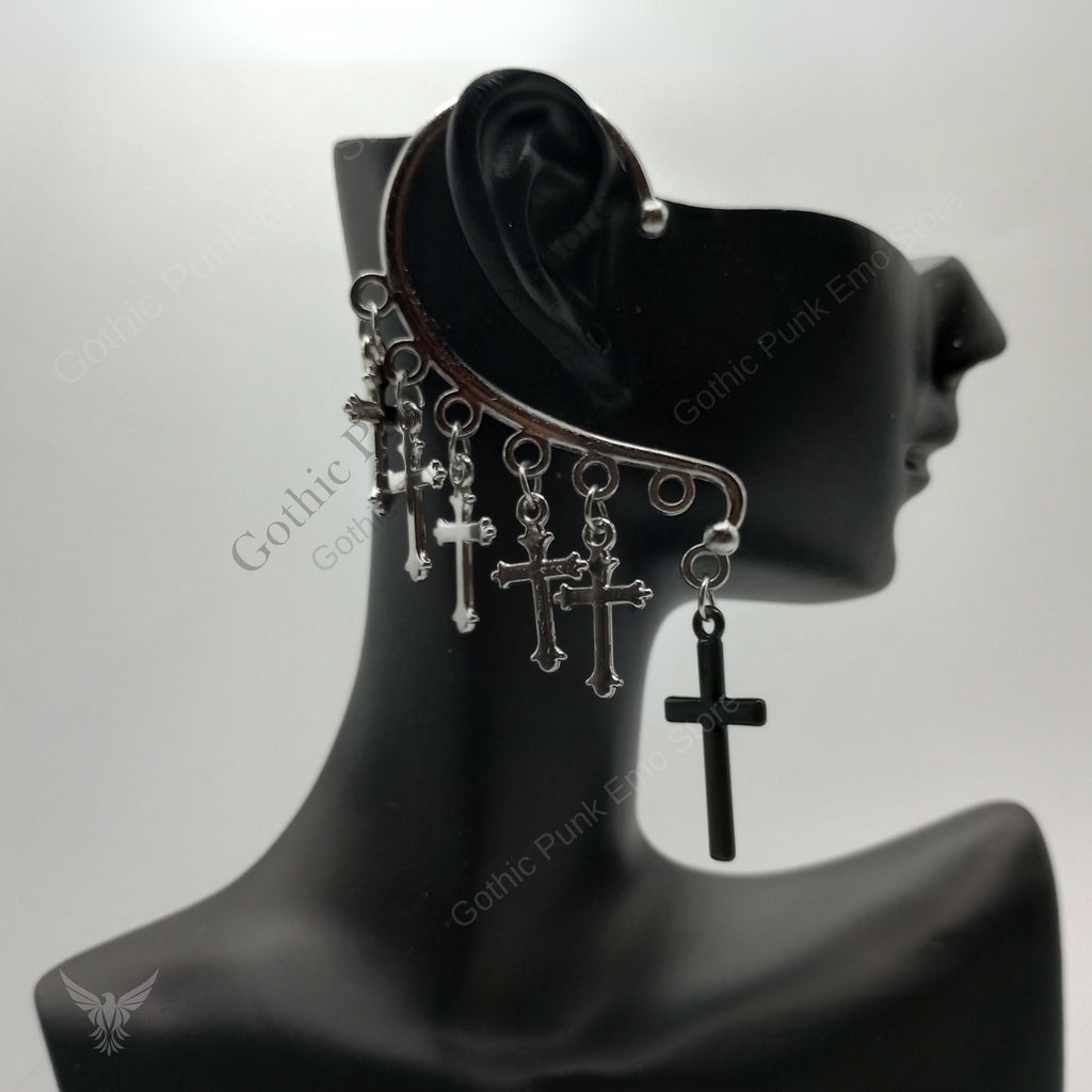 1PC Cross Ear Cuff
