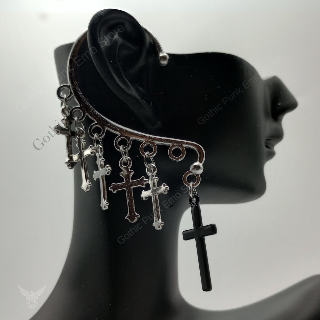 1PC Cross Ear Cuff