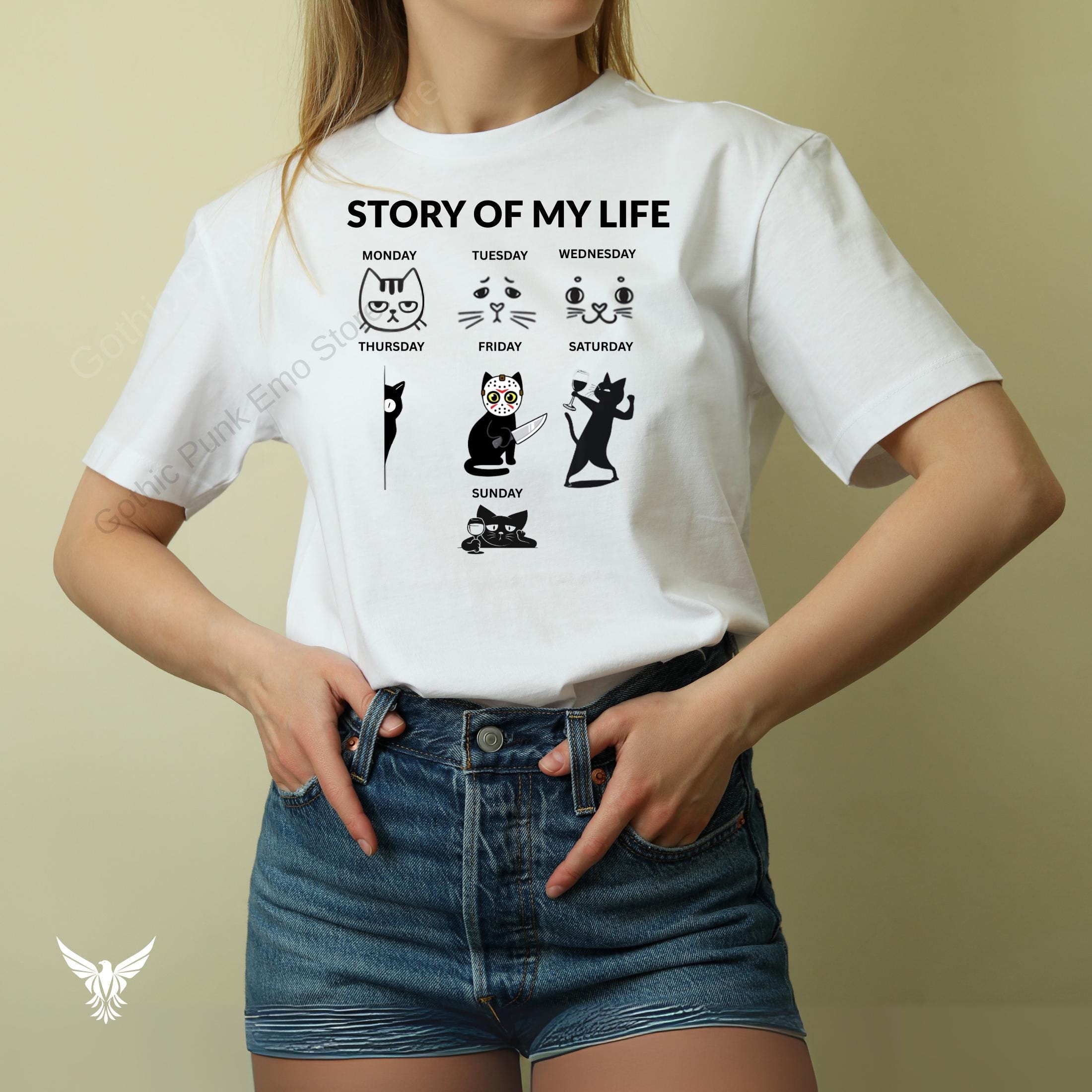 Funny Cat Week T-Shirt