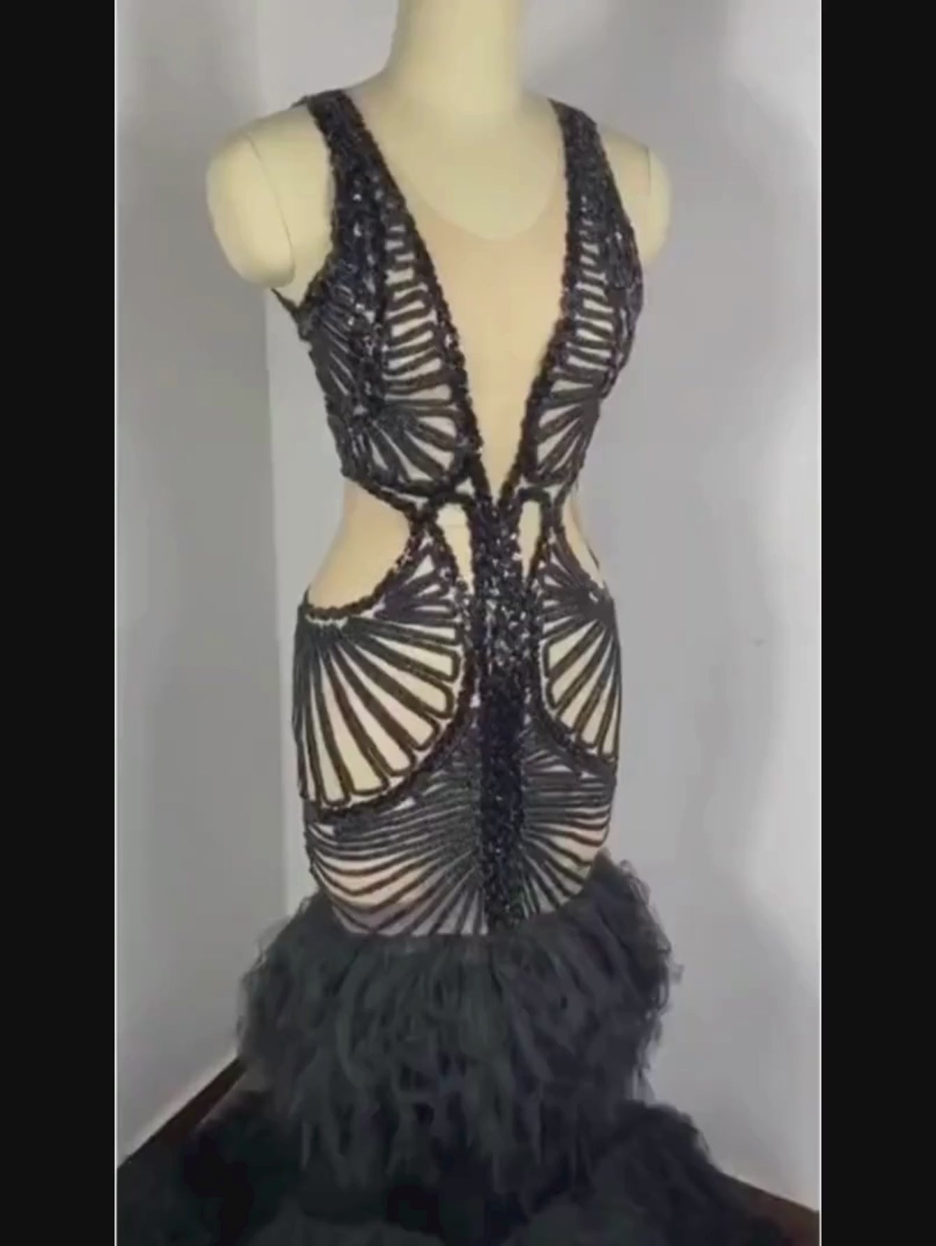 Black Illusion Dress
