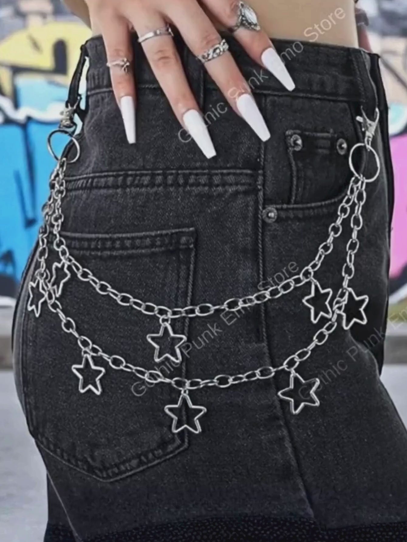 Star Astrology Wallet Chain