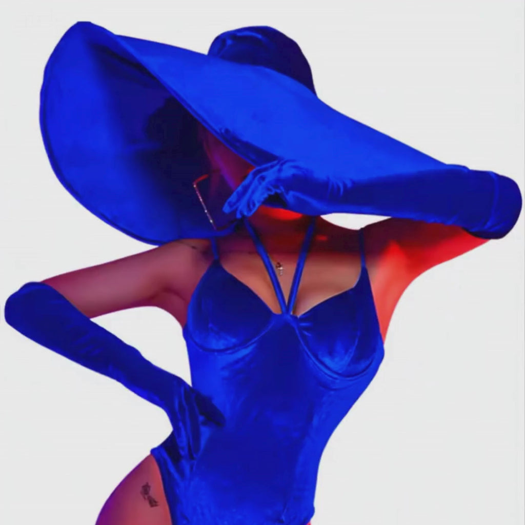 Drag Queen Hat Monokini Costume