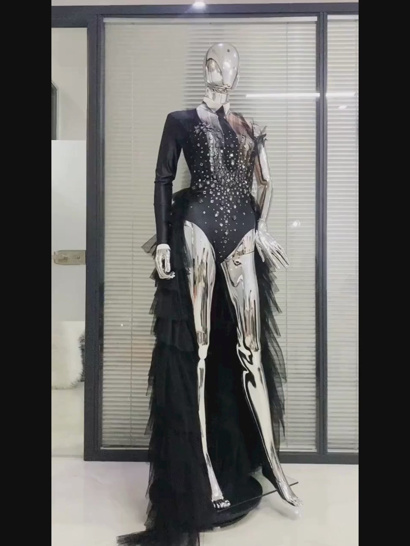 Tuxedo Dress