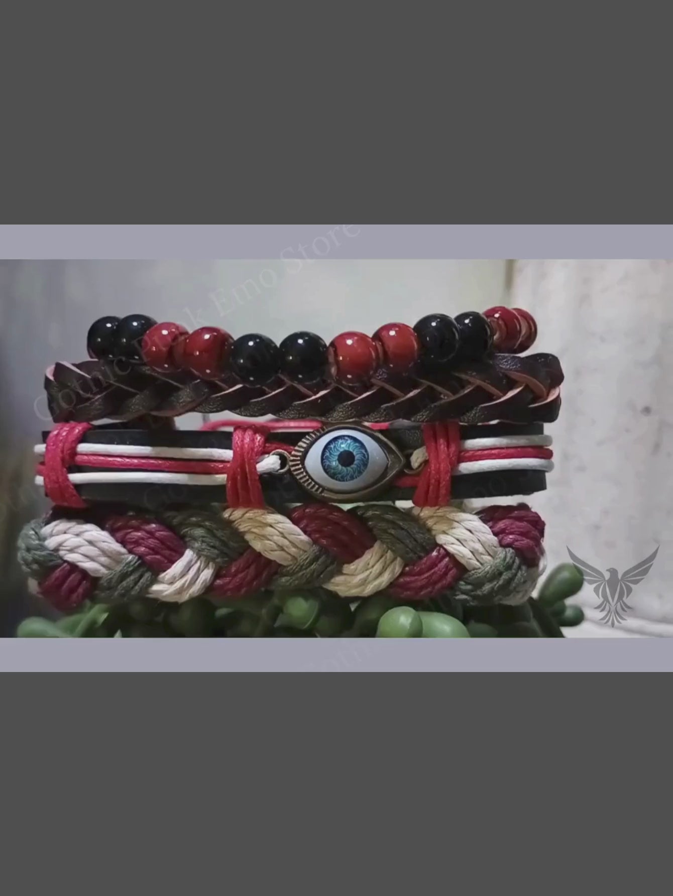 Red Eye Boho Bracelet