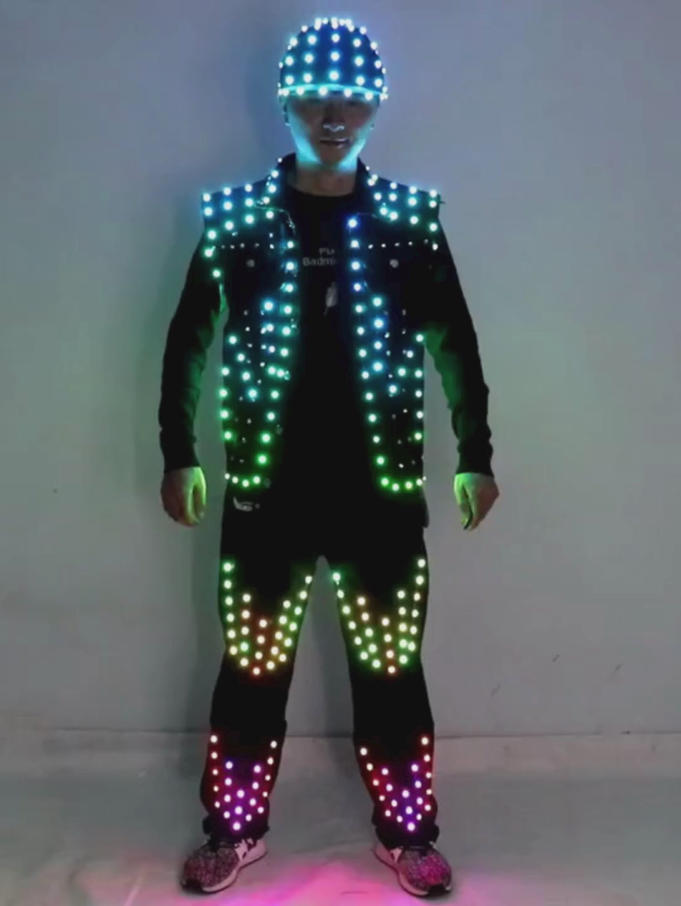 Men Led Light Costume
