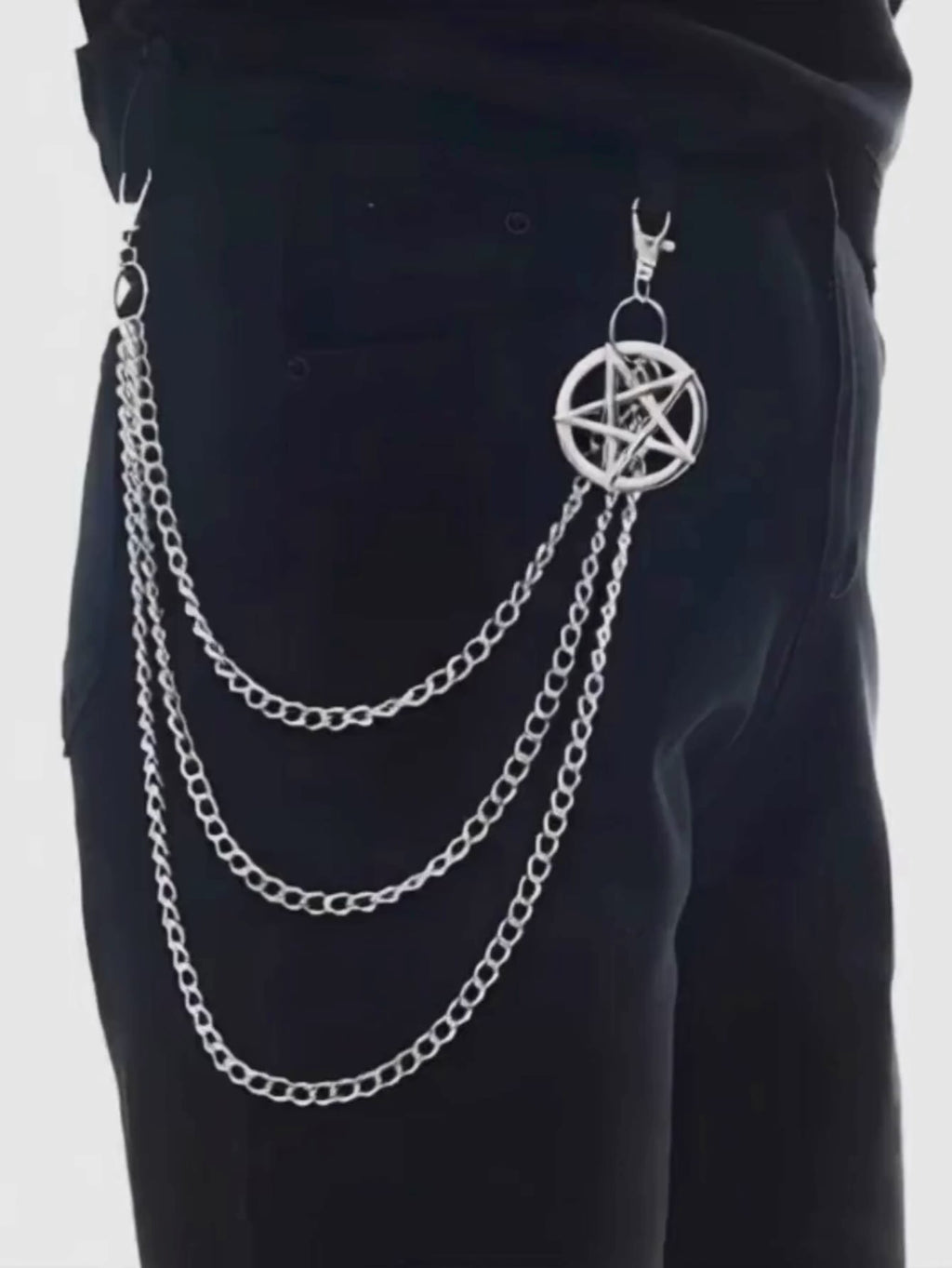 Pentagon Star Astrology Wallet Bag Chain