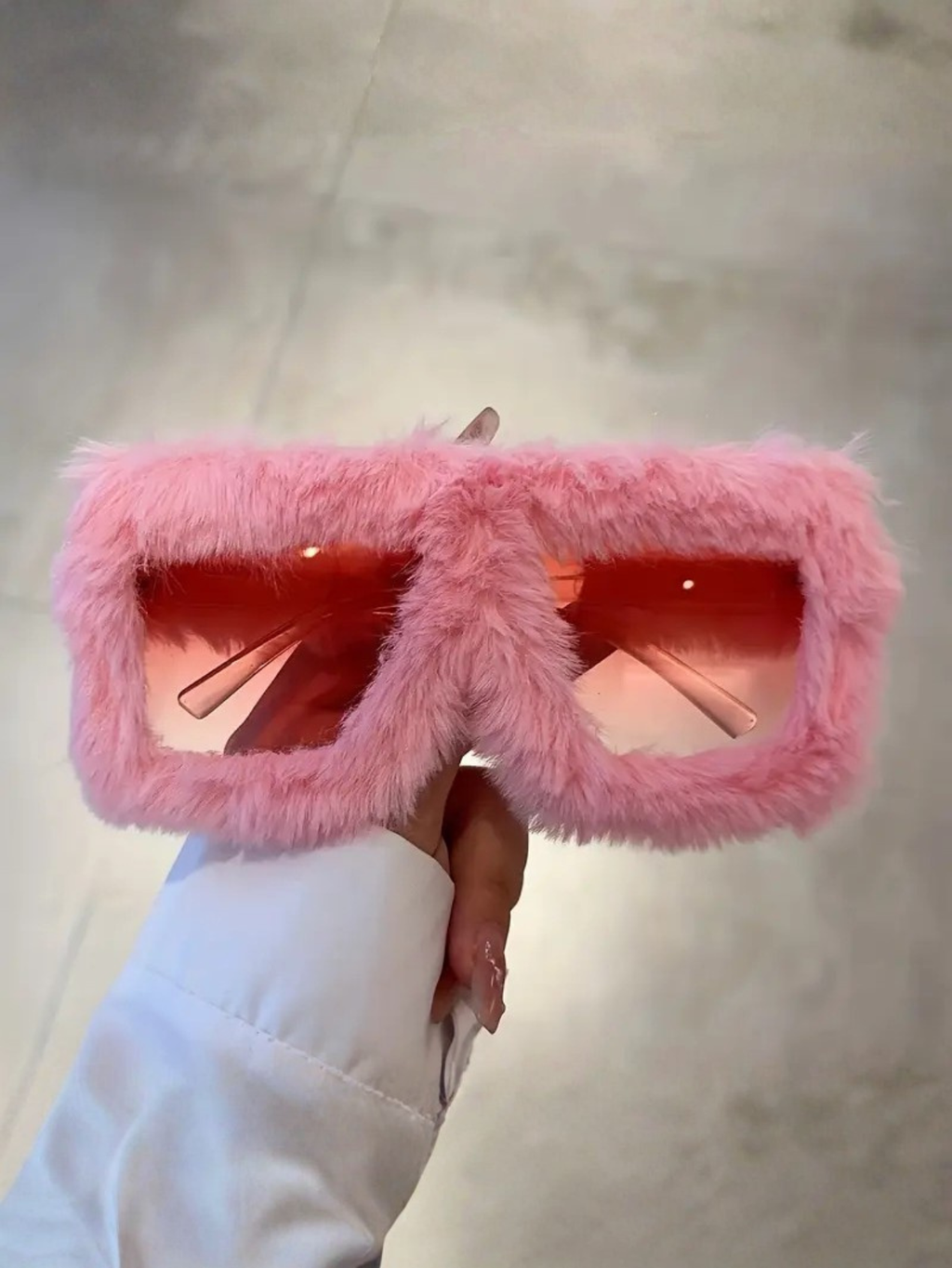 Fur Winter Sunglasses