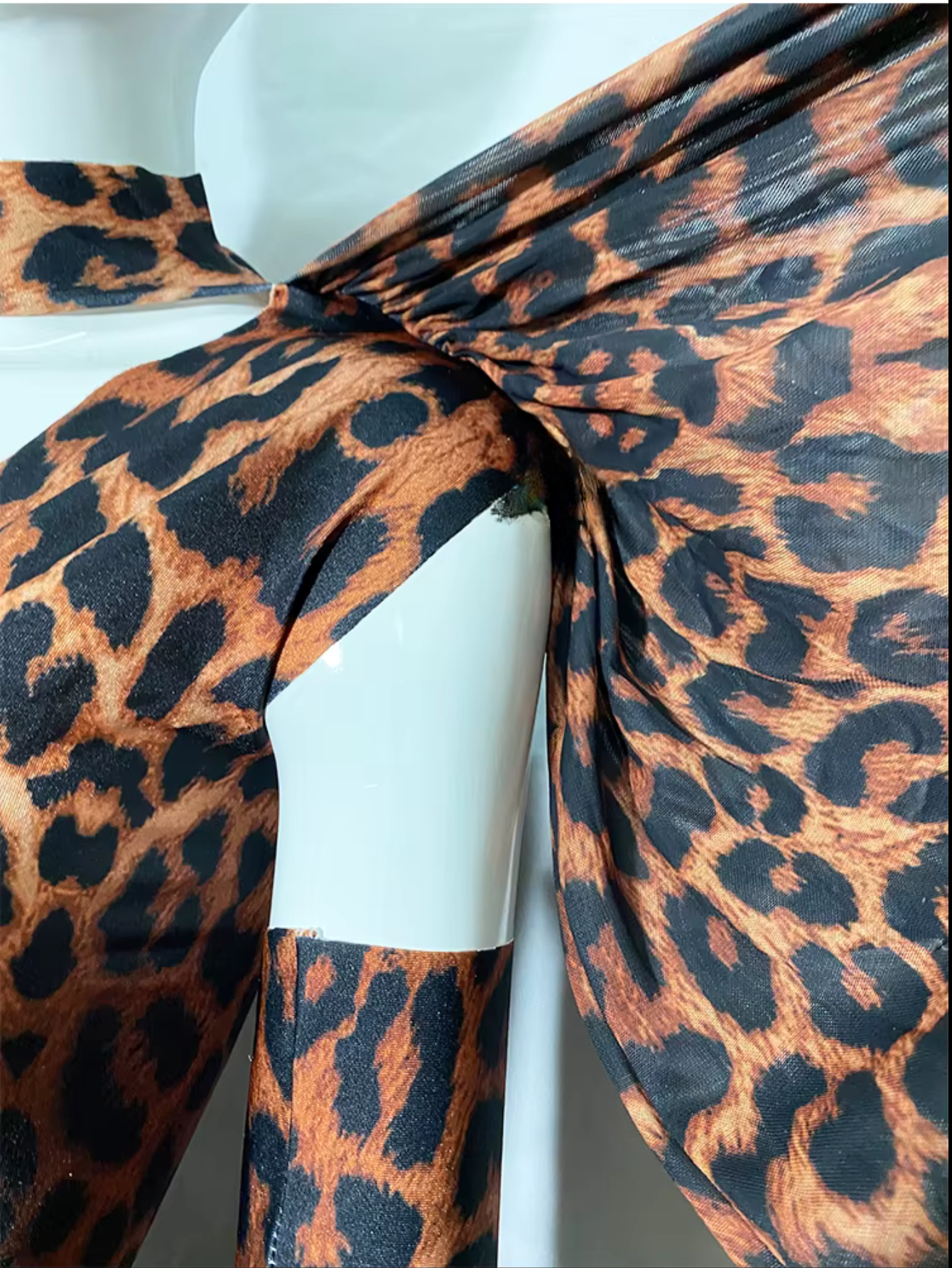 Leopard Drag Queen Costume With Gloves