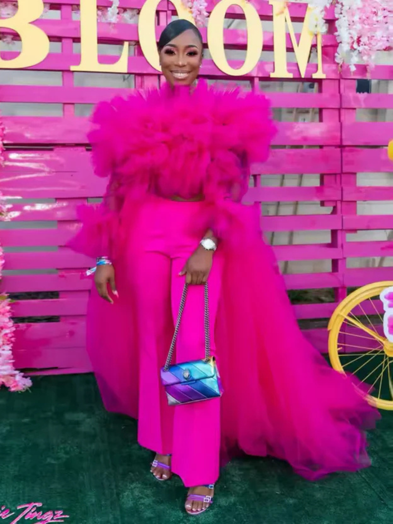 Hot Pink Birthday Instagram Cape