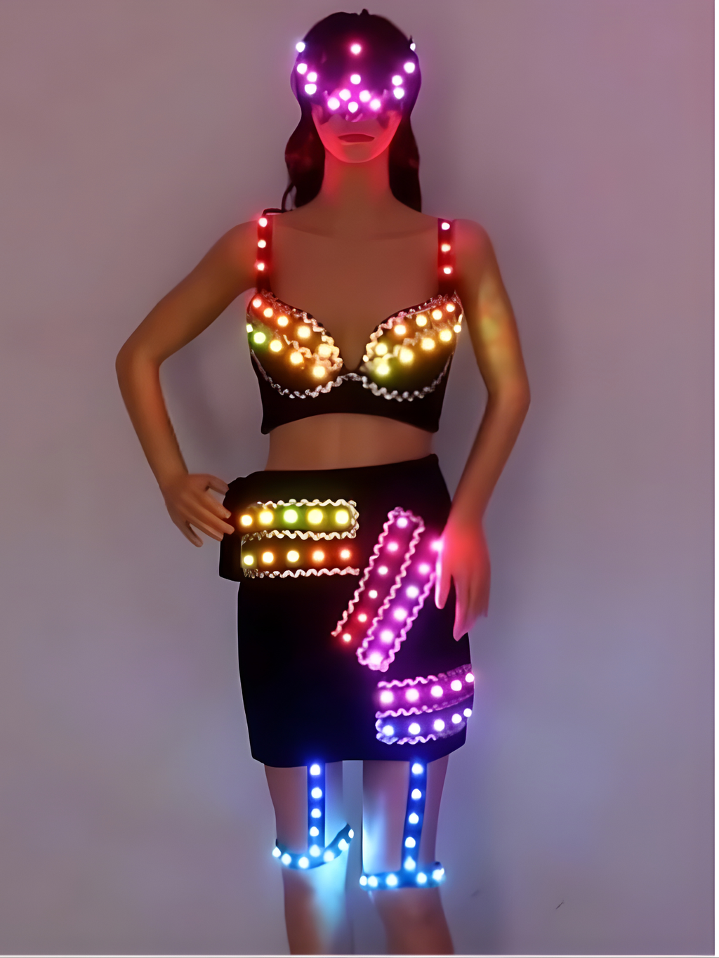 Led Light Rave Festival Costume