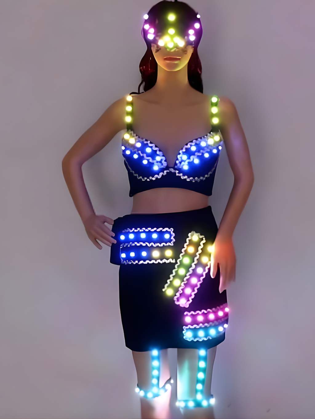 Led Light Rave Festival Costume