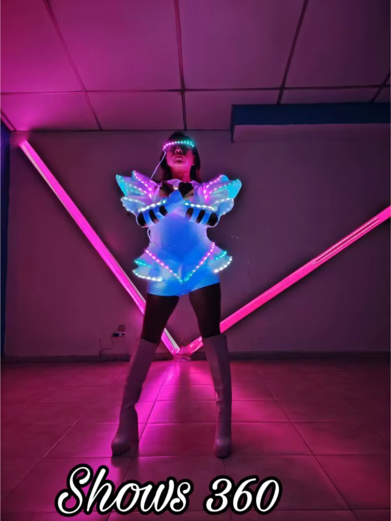 Led Light Party Monokini