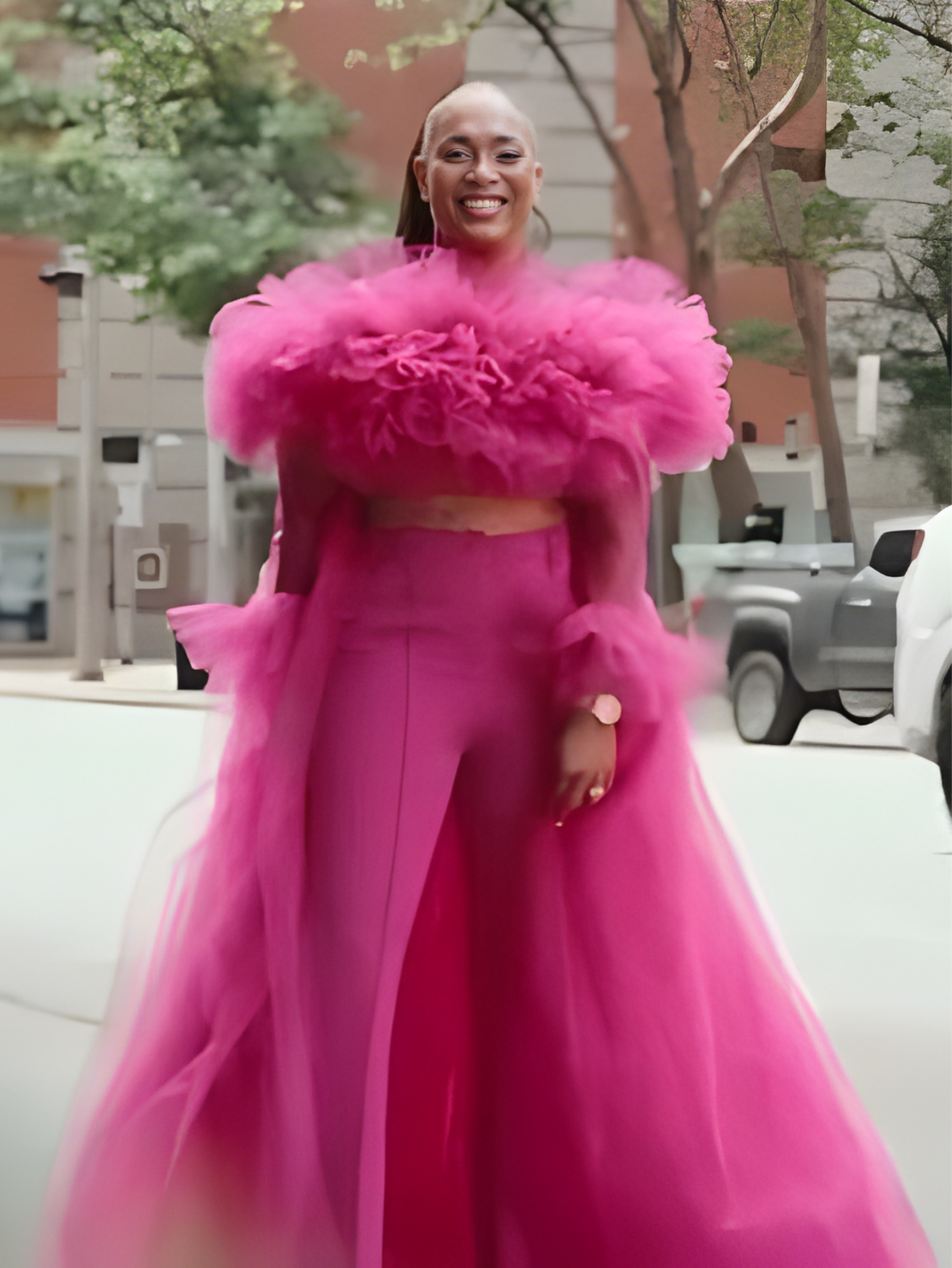 Hot Pink Birthday Instagram Cape
