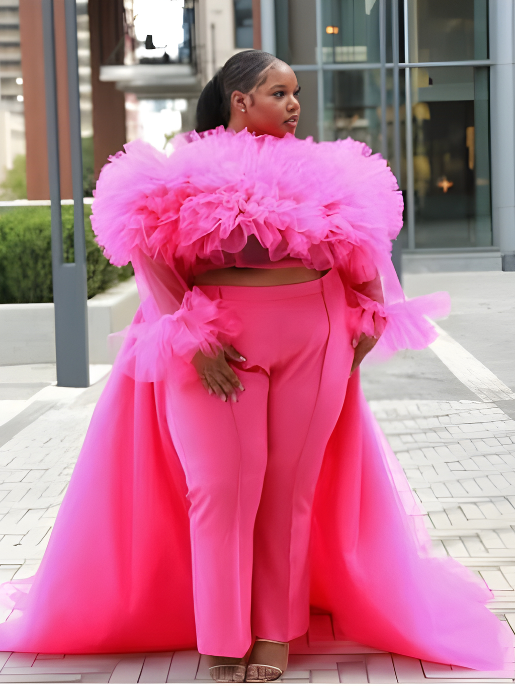 Hot Pink Birthday Instagram Cape