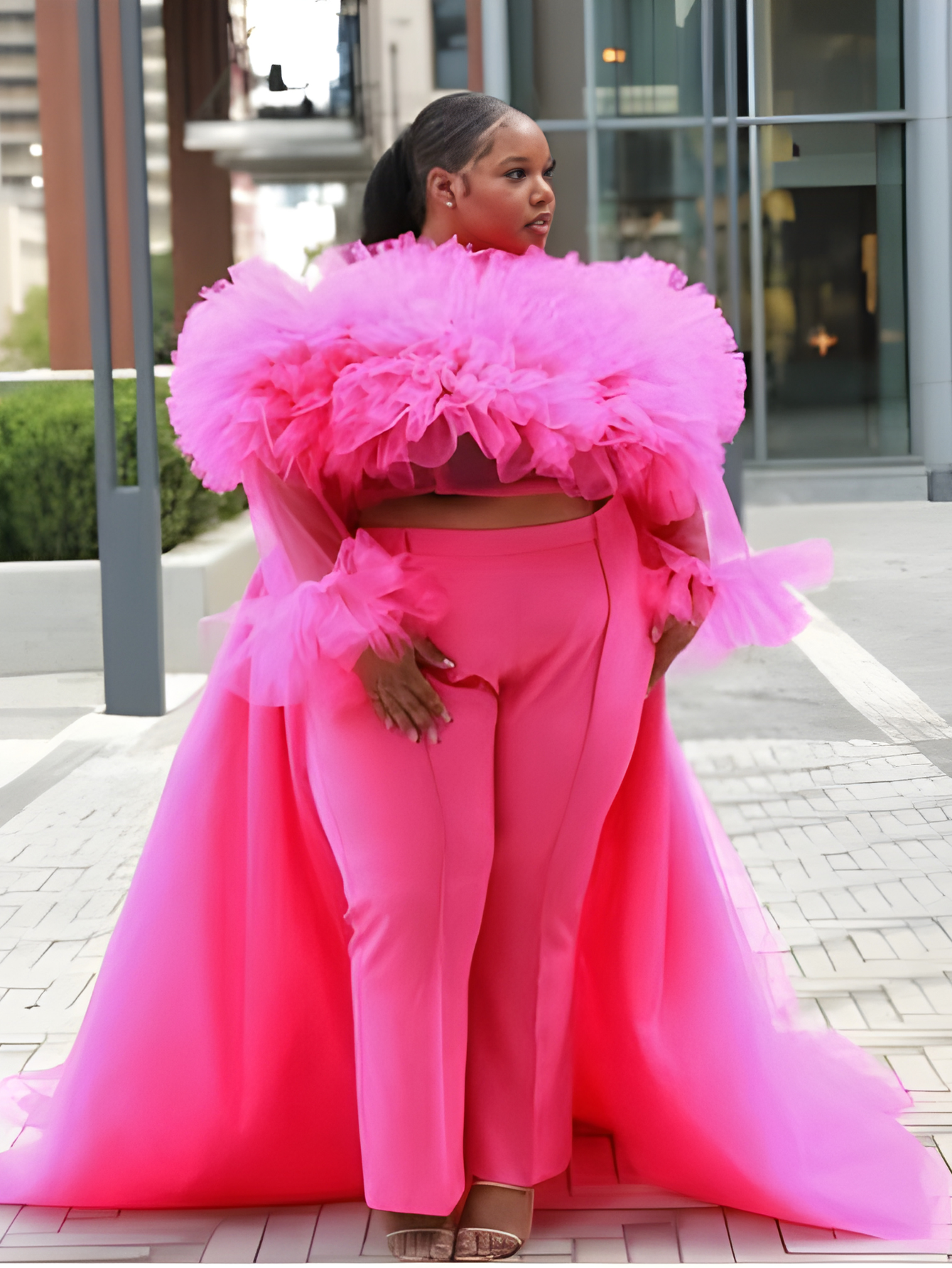 Hot Pink Birthday Instagram Cape