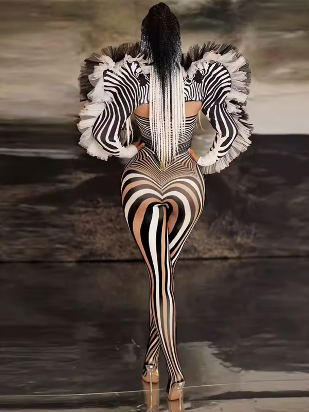 Drag Queen Zebra Costume
