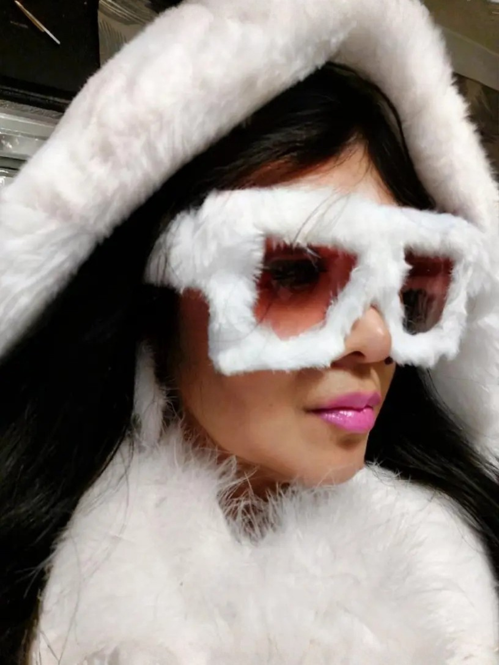 Fur Winter Sunglasses