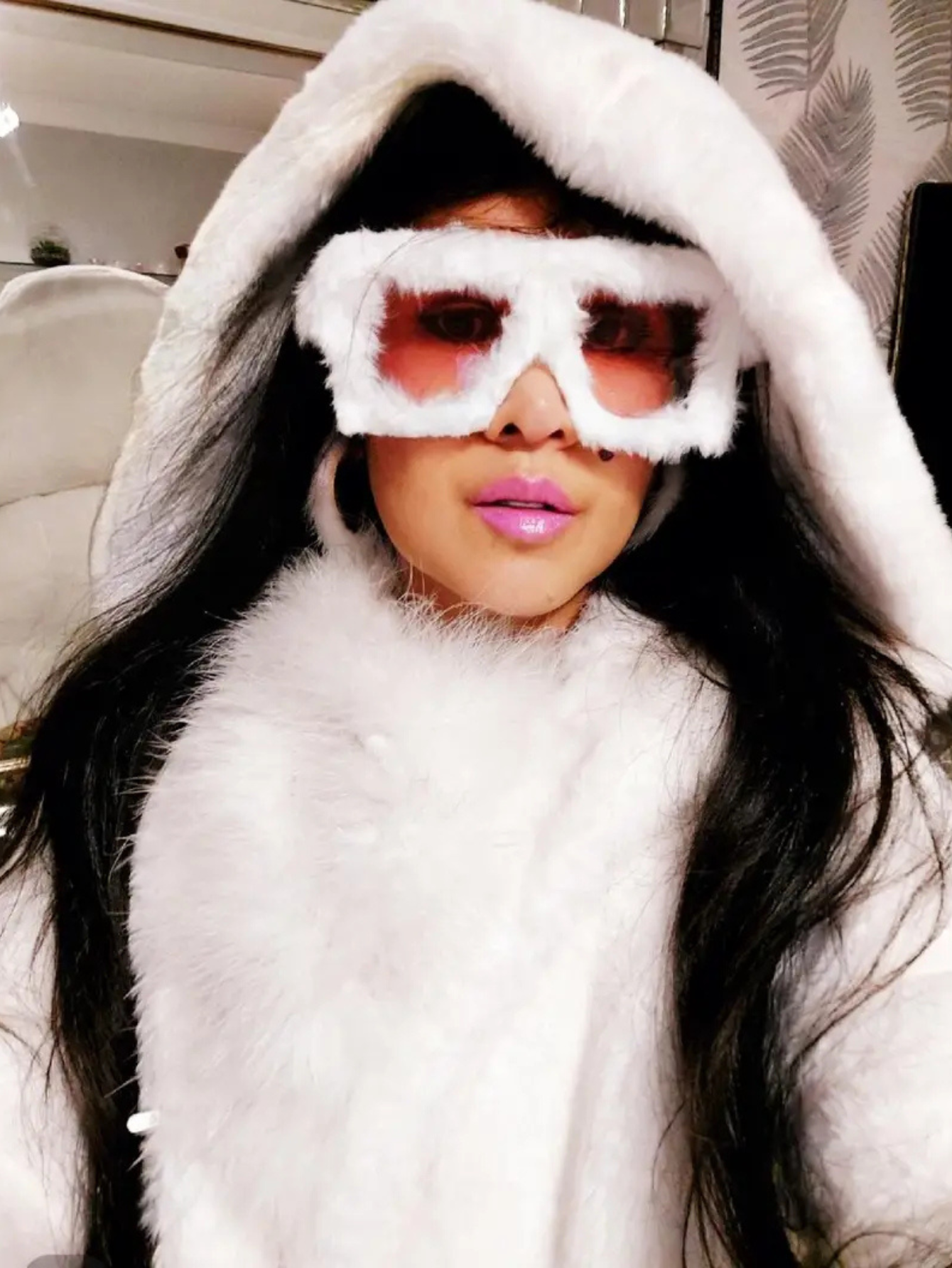 Fur Winter Sunglasses