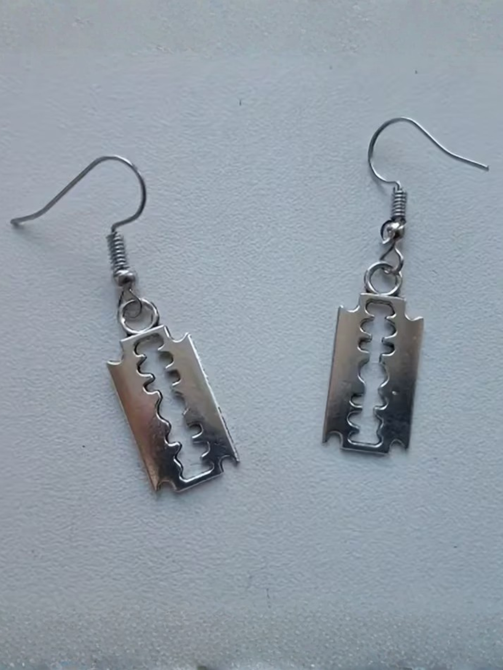 Razor Blade Earrings