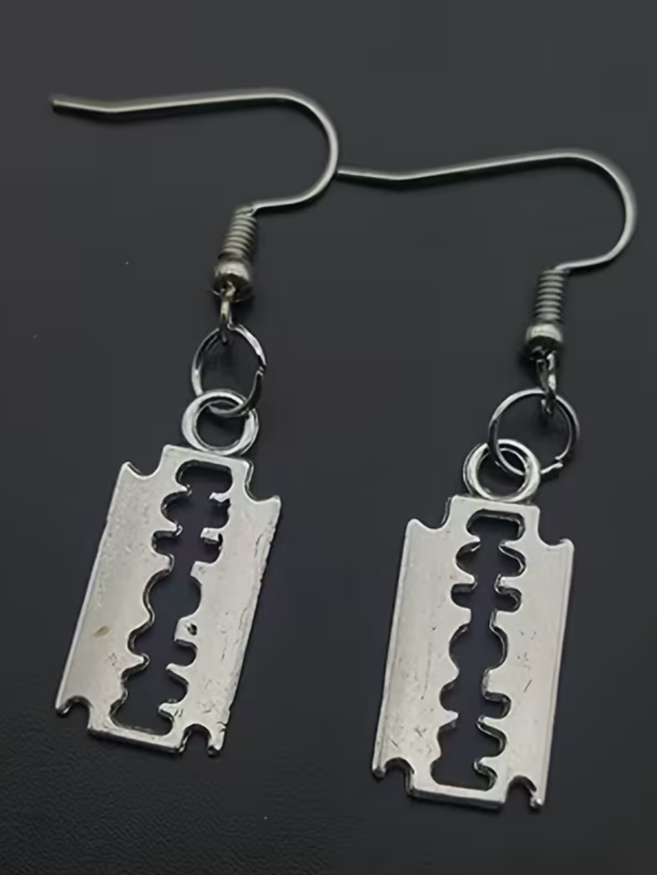 Razor Blade Earrings