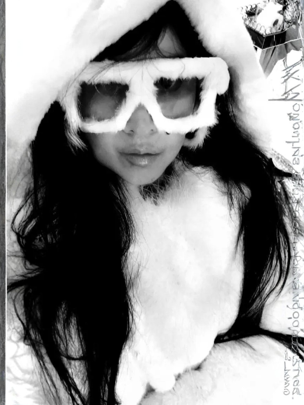 Fur Winter Sunglasses