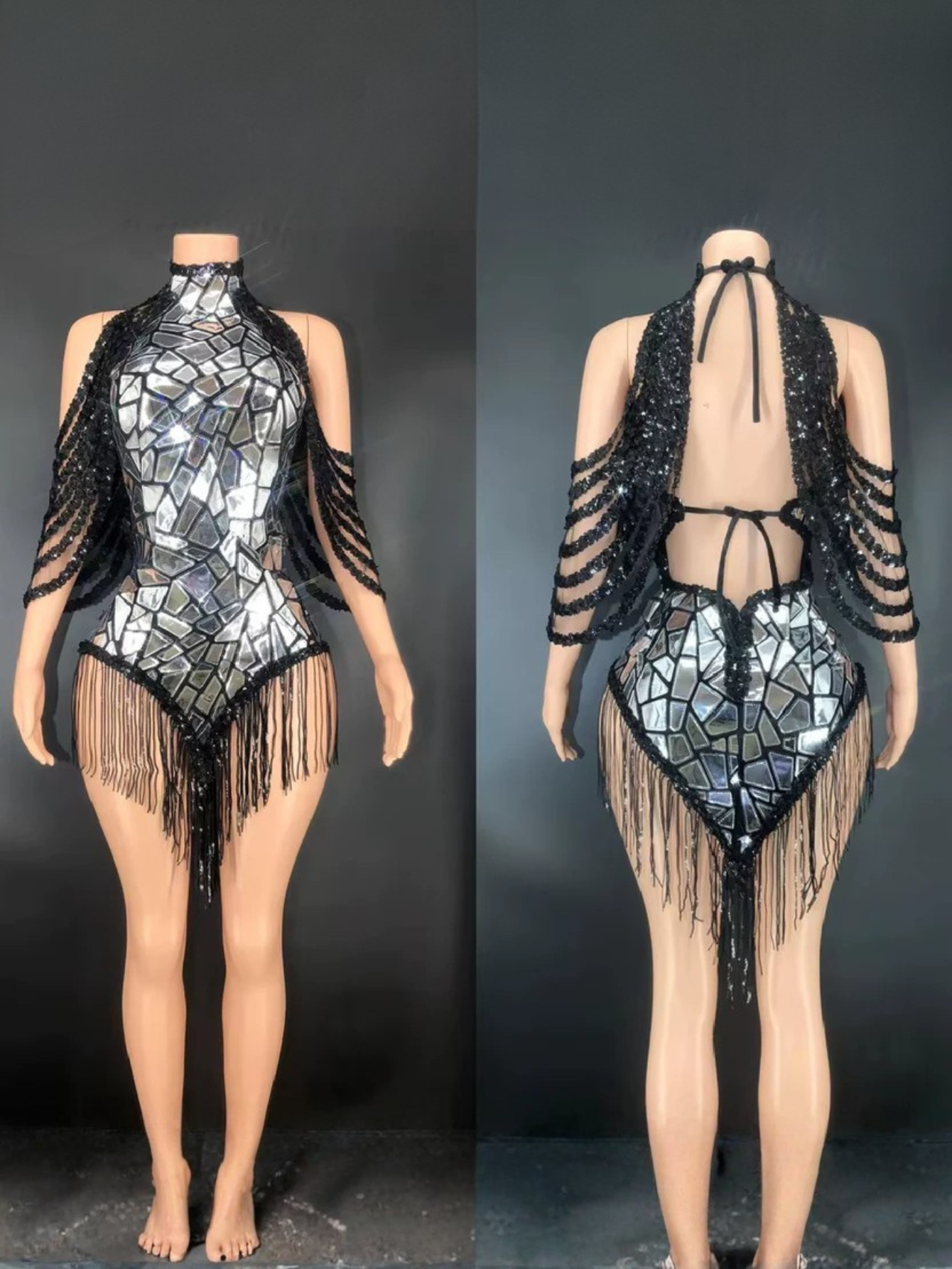 Mirror Fringe Dress