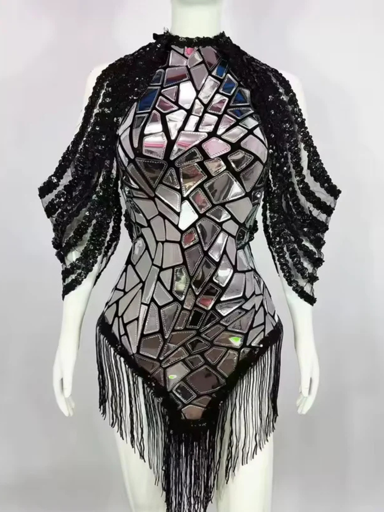 Mirror Fringe Dress