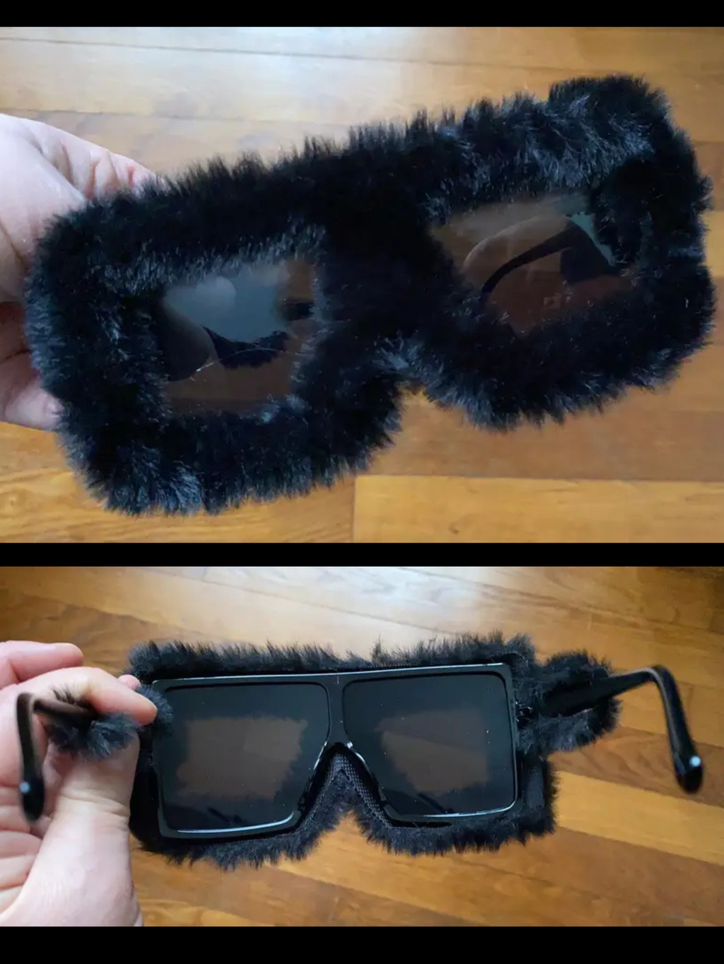 Fur Winter Sunglasses